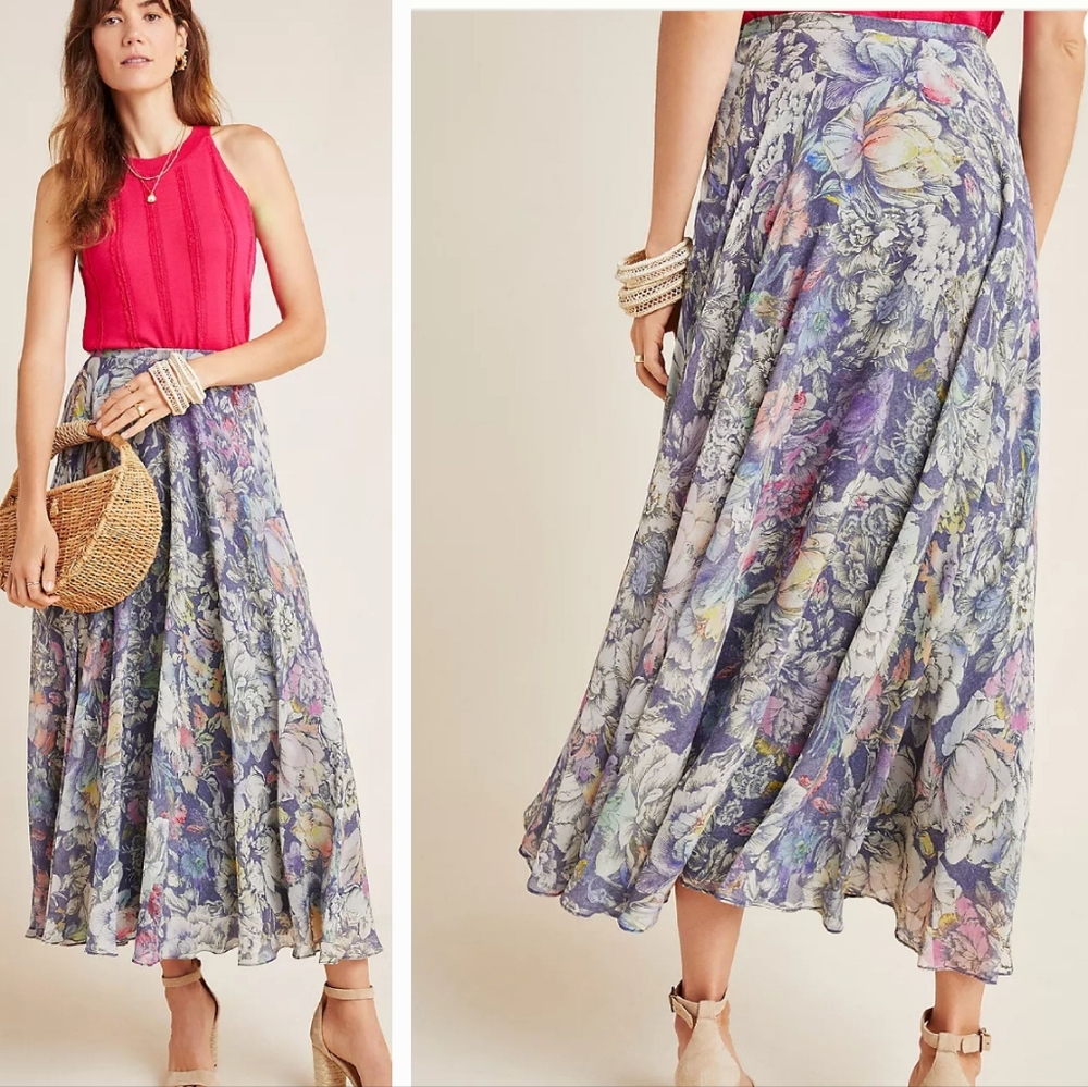 NWT Anthropologie Miele Floral skirt